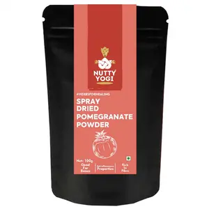 Nutty Yogi Spray Dried Pomegranate Powder | Skin Care | Natural and Pure Dry | 100G