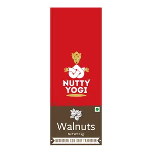 Nutty Yogi Jumbo Whole Walnut Kernel 1kg Premium Akhrot Giri Kashmiri Fresh Whole Pieces