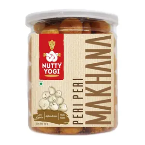 Nutty Yogi Peri Peri Makhana - (Each 40 Grams Pack of 4)