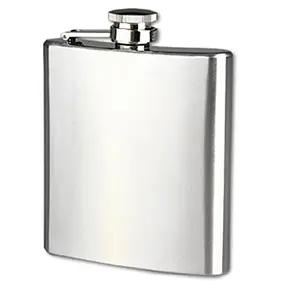 Dynore Stainless Steel Hip Flask Silver (DS_298)