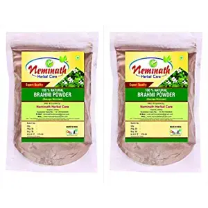 Brahmi Leaves (Bacopa Monnieri) Powder (Pack Of 2) Each 100 gm (3.52 OZ)