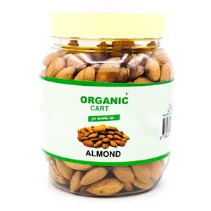 Organic Cart Natural Almonds 250 Grams