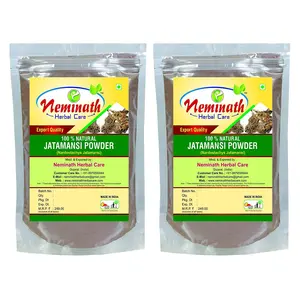 Jatamansi Root (Nardostachys Jatamansi) Powder (Pack Of 2) Each 100 gm (3.52 OZ)