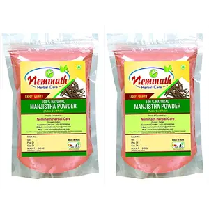 Manjistha Root (Rubia Cordifolia) Powder (Pack Of 2) Each 100 gm (3.52 OZ)