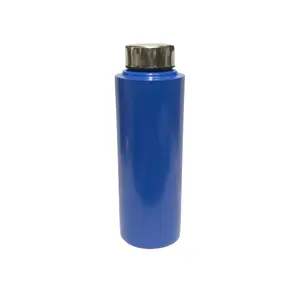Dynore Stainless Steel Navy Blue Color Fridge/School/Office Bottle- 1000 ml