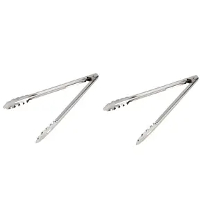 Dynore Stainless Steel Utility Tong/Kitchen Tong- Set of 2