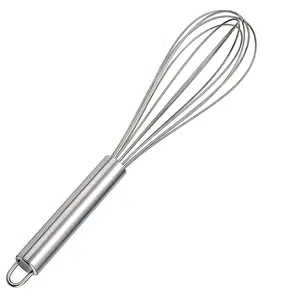 Dynore Stainless Steel Whisker for Eggs Cream frother for Milkshake lassi Buttermilk Soup Coffee Great alternatives to a Blender Mixer or Hook Stainless Steel Balloon Whisk
