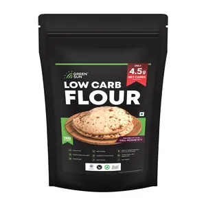 Green Sun Low Carb Flour | 1 Kg | Only 4.5 g Net Carbs Per Roti | Tasty & Easy to Make Healthy Atta| High Fiber | High Protein | Super Foods | Dietitian Recommended |Family Atta
