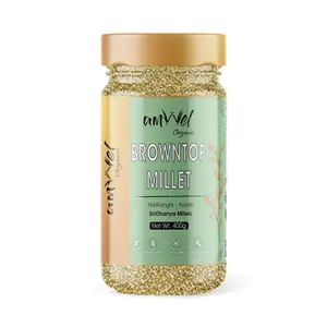 Amwel Organic Browntop Millet | Siri Dhanya Millets | Positive Millet | Hari Kangni Korale | Rich in Fiber Protein | 400g x 2 units