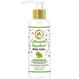 Mom & World Mosquito Repellent Lotion - 100% Naturally Derived 200 ml