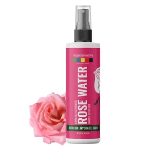 Kannauj Authentic Rose Water Hydro Distilled For Skin Hair Face 100% Pure Natural and Undiluted Rose Water 120ML