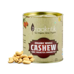Praakritik Cashew Nuts W240 200g (Raw Unsalted Unroasted W240 Grade 200g) Superfood