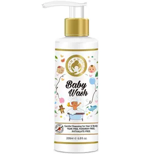 Mom & World Wash - Tear Free Gentle Cleansing For Hair & Body 200 ml white