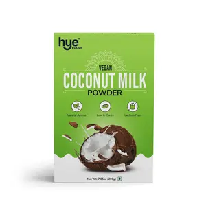 HYE FOODS Vegan Coconut Milk Powder | Free from GMO and Lactose Great to Coffee Smoothies Baked Goods 200gms