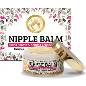 Mom & World For Sore and Cracked Nipples with Cocoa & Shea Butter Nipple Balm for Normal skin- 50 g