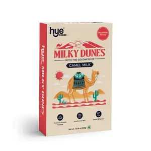 HYE FOODS Milky Dunes Strawberry Camel Milk Powder | Supplements Health High Nutrition Tastier 300gms