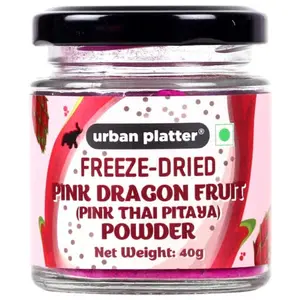 Pink Dragon Fruit Powder (Pink Thai Pitaya) , (40 Gm) [All Natural Freeze-Dried Rich in ]