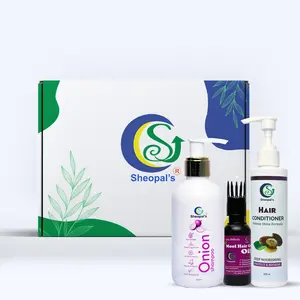 Sheopal's Mool Hair Grow Oil Onion Shampoo and Hair Serum Combo Pack Hair Kit | Rakhi Gift for Brother & Sister | Gift Set for Women & Men | Pack of 3 (Mool Hair Oil + Onion Shampoo+ Serum)