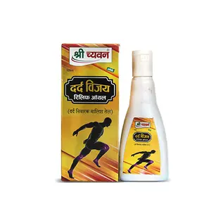 Shri Chyawan Dard Vijay Oil 100ML ( Pack of 2 X100ML ) for Body Knee Shoulder