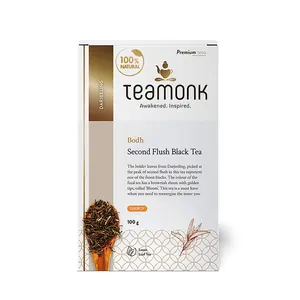 Teamonk Bodh USDA Certified Organic Darjeeling Second sh Black Tea Leaves ( No powder 50 Cups) - 100 g. Antioxidant Properties