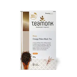 Teamonk Hozo High Mountain Orange Pekoe Black Tea -100 gm Bag (Makes 50 Cup) Antioxidant Properties Whole Loose Leaves (No Powder)