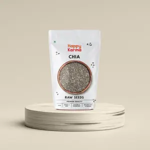 Happy Karma Chia Seeds 150g | Raw Chia Seeds for Eating |