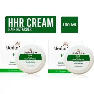 Vedicline HHR Hair Retarder Cream with Wheat Germ Oil and PaPowder for Hair Free Skin 50ml (Pack of 2) 100ml
