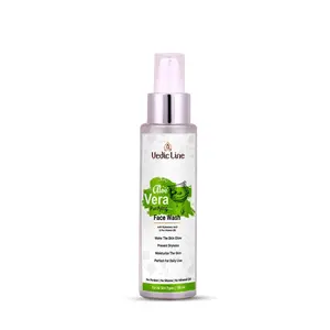 Vedicline Aloe Vera Purifying Face Wash Dryness Patchiness & Oiliness With Niacinamide Aloe Vera For Natural Radiance100ml