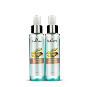 Vedicline Pearl Pishthi Cleansing Gel with Jasmine Oil & Pearl Powder for Fresh Glowing Face (Pack of 2) (2*100 ml)