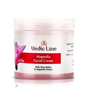 Vedicline Magnolia Massage Cream with Shea butter Sweet Almond Oil Olive Oil for Healthy Skin 100ml