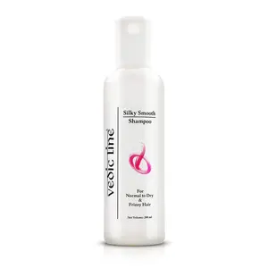 Vedicline Silky Smooth Shampoo Repair Damaged & Frizzy Hair with Honey and Hibiscus Extract for Soft Smooth Hair 200ml