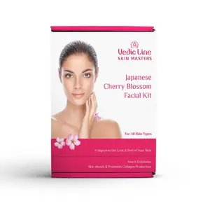 Vedicline Japanese Cherry Bom Facial Kit With Aloe Vera Gives Clear 52ml