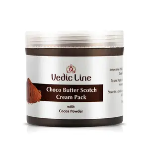 Vedicline Choco Butter Scotch Cream Pack With Cocoa Powder For Healthy Skin 100ml