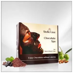 Vedicline Chocolate Facial Kit With Caramel Cocoa Powder and Seasame Oil For More Radiant Skin 515ml