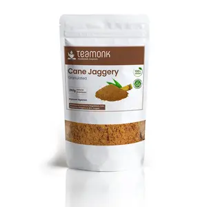 Teamonk Natural Granulated Cane Jaggery - 250 Grams