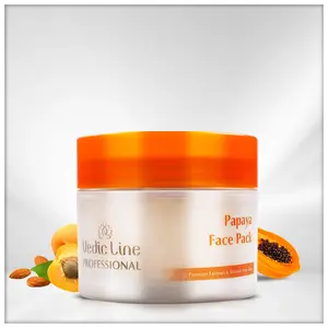 Vedicline Papaya Face Pack with Fuller's earth Kernel Oil and Papaya extract For Rejuvenating Skin 500ml