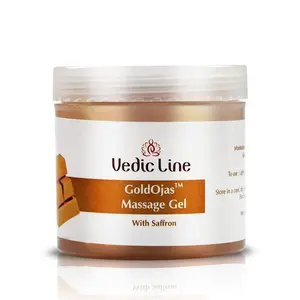 Vedicline Gold Ojas Massage Gel with Niacinamide & Gold Mica for Smooth Skin 100ml