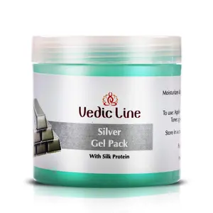 Vedicline Silver Gel Pack with Silver Pearl for Healthy Glow100ml