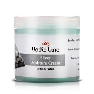 Vedicline Silver Face Cream Dullness Dark Spots & Blemishes With Jasta Bhasma And Aloe Vera For Even Toned Skin100ml