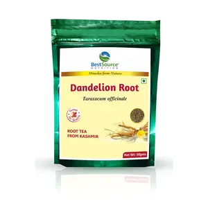 BestSource Dandelion Root Tea from Kashmir Antioxidant Herbal Tea Pack of 50 gm (25 cups)