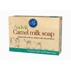 Aadvik Camel Milk with Peppermint and Rosemary Essential Oils | A Shark Tank Product |100g