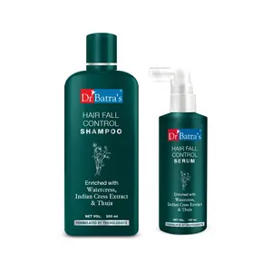 Dr Batra's Shampoo 200ml and Serum 125 ml (Pack of 2 Men and Women)