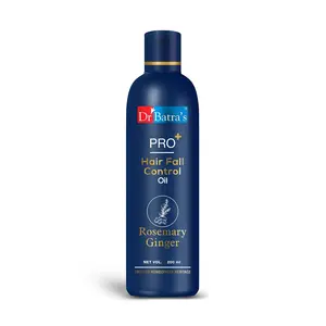 Dr Batra's PRO+ Oil | Contains Ginger Rosemary | Thuja Extracts Non-Sticky Formula. Suitable for men and women. 200 ml