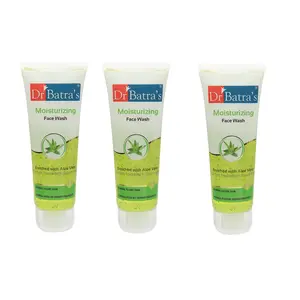 Dr Batra's Moisturizing Facewash - 300 ml (Pack Of 3 100 ml Each)