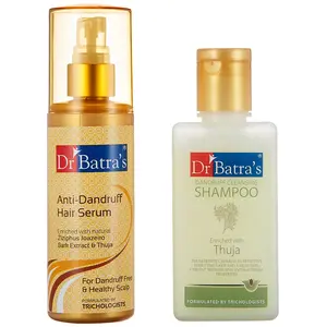 Dr Batras Hair Serum 125ml with Free Dr Batras Dandruff Cleansing Shampoo 100ml