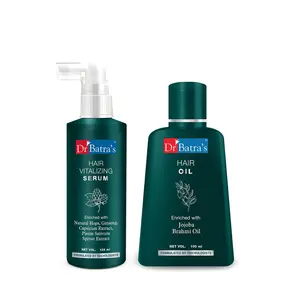 Dr Batra's Hair Vitalizing Serum 125 ml and Hair Oil - 100 ml