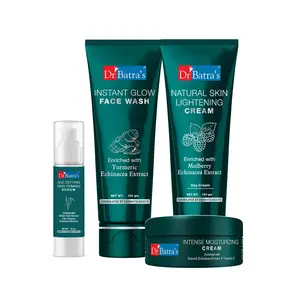 Dr Batra's Age Defying Skin Firming Serum - 50 G Face Wash - 100 gm Natural Skin  Cream - 100 gm and Intense Moisturizing Cream -100 G (Pack of 4)