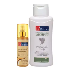 Dr Batra's Hair Serum and Dandruff Cleansing Shampoo - 500 ml