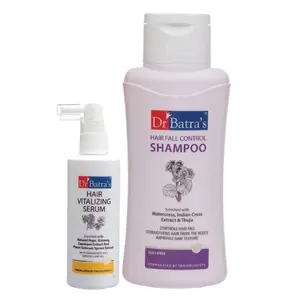 Dr Batra's Hair Vitalizing Serum 125 ml and Shampoo - 500 ml