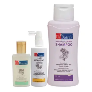 Dr Batra's Hair Vitalizing Serum 125 ml Conditioner - 100 ml and Shampoo - 500 ml